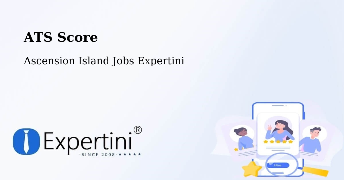 Resume ATS Score & Job Description Match Tool – Ascension Island - Ascension Island Jobs Expertini