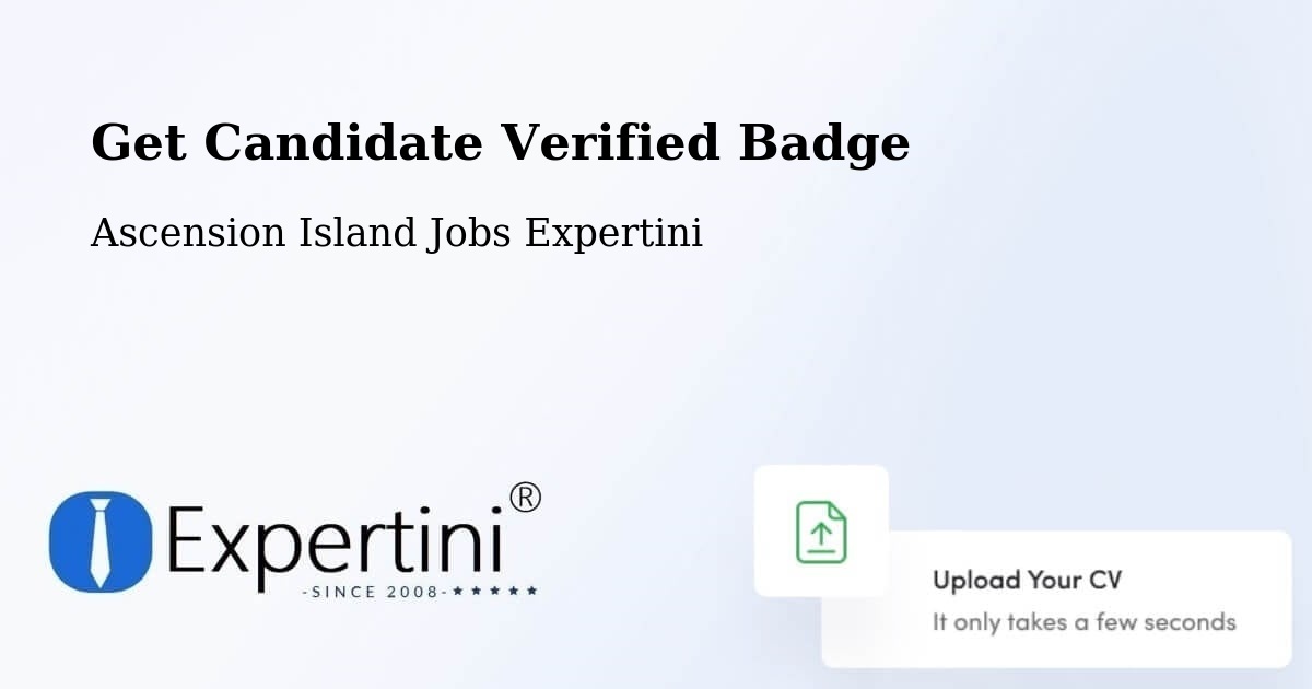 Get Candidate Verified Badge - Ascension Island Jobs Expertini